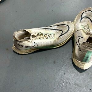 Nike Beige and Black Running Shoes